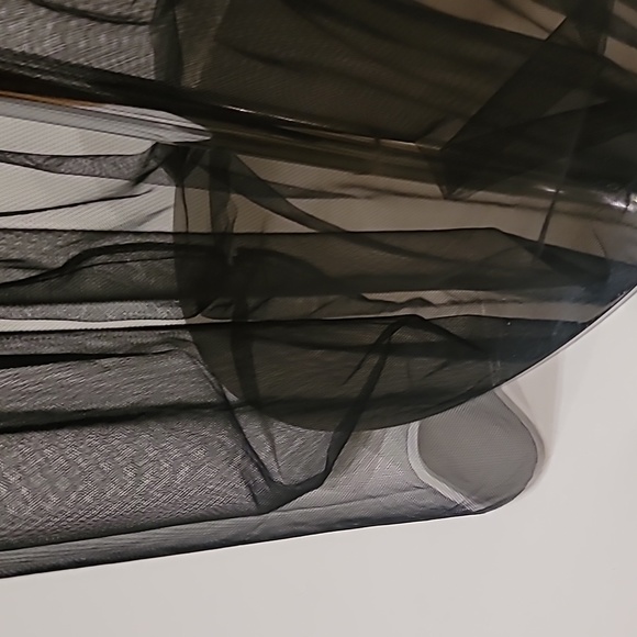 Ten Sixty Sherman black tulle floor length skirt. Size L - Picture 4 of 7